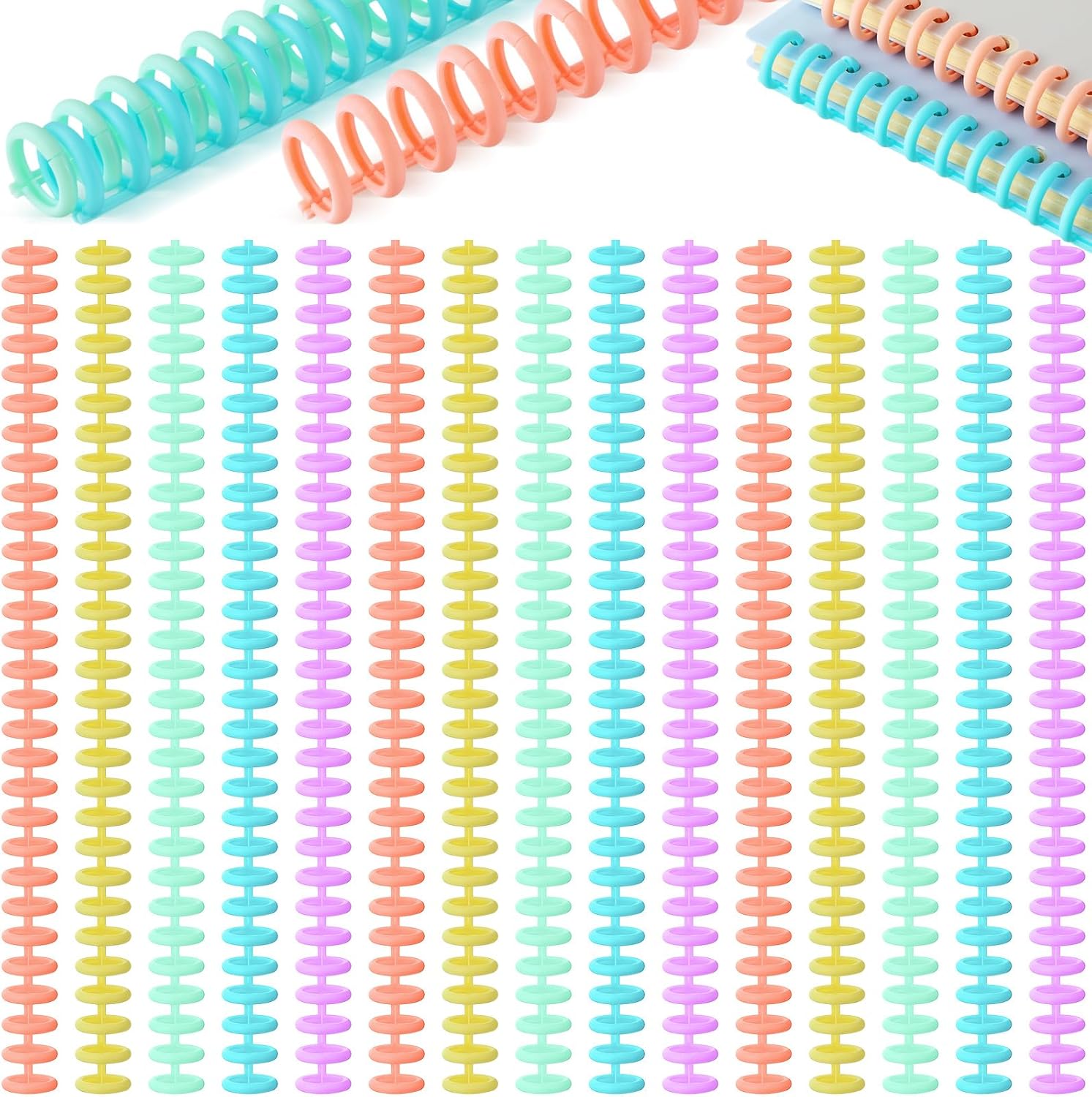 50 Pcs Comb Binding Spines 1/2 - Binding Comb Plastic reseña y precio