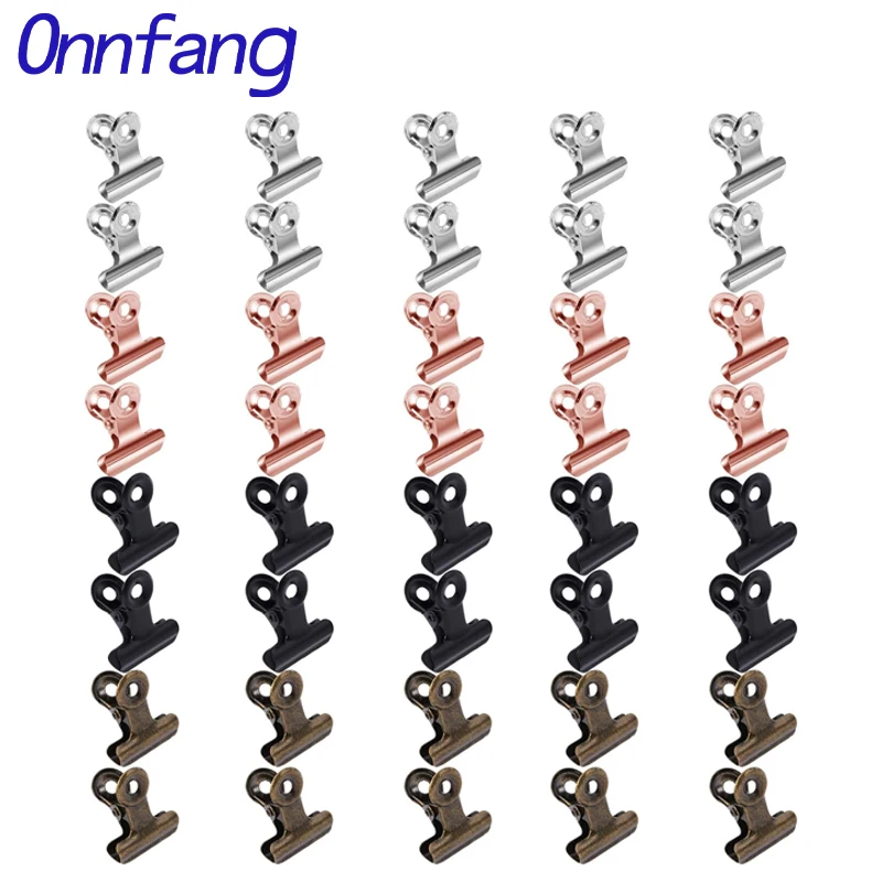 40/20PCS  Set Mini 21x23mm Met - Binder Clip Assorted reseña y precio