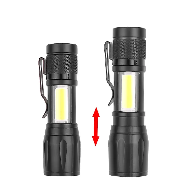 Mini LED Flashlight COB+XPE Po - Stationery Supply reseña y precio