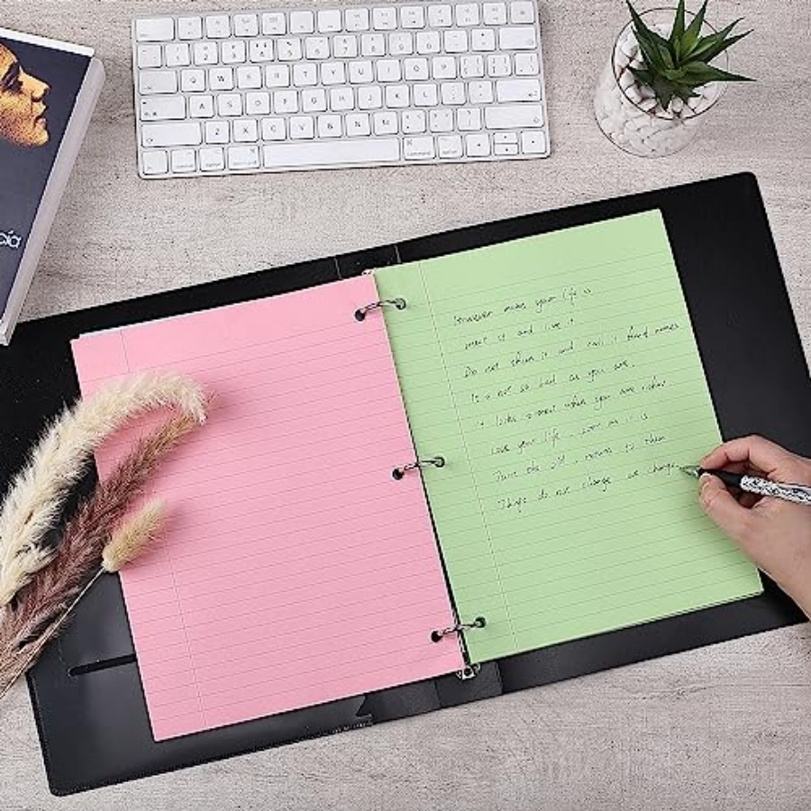 Mr. Pen- Colored Loose Leaf Pa - Paper Punch 3 Hole reseña y precio