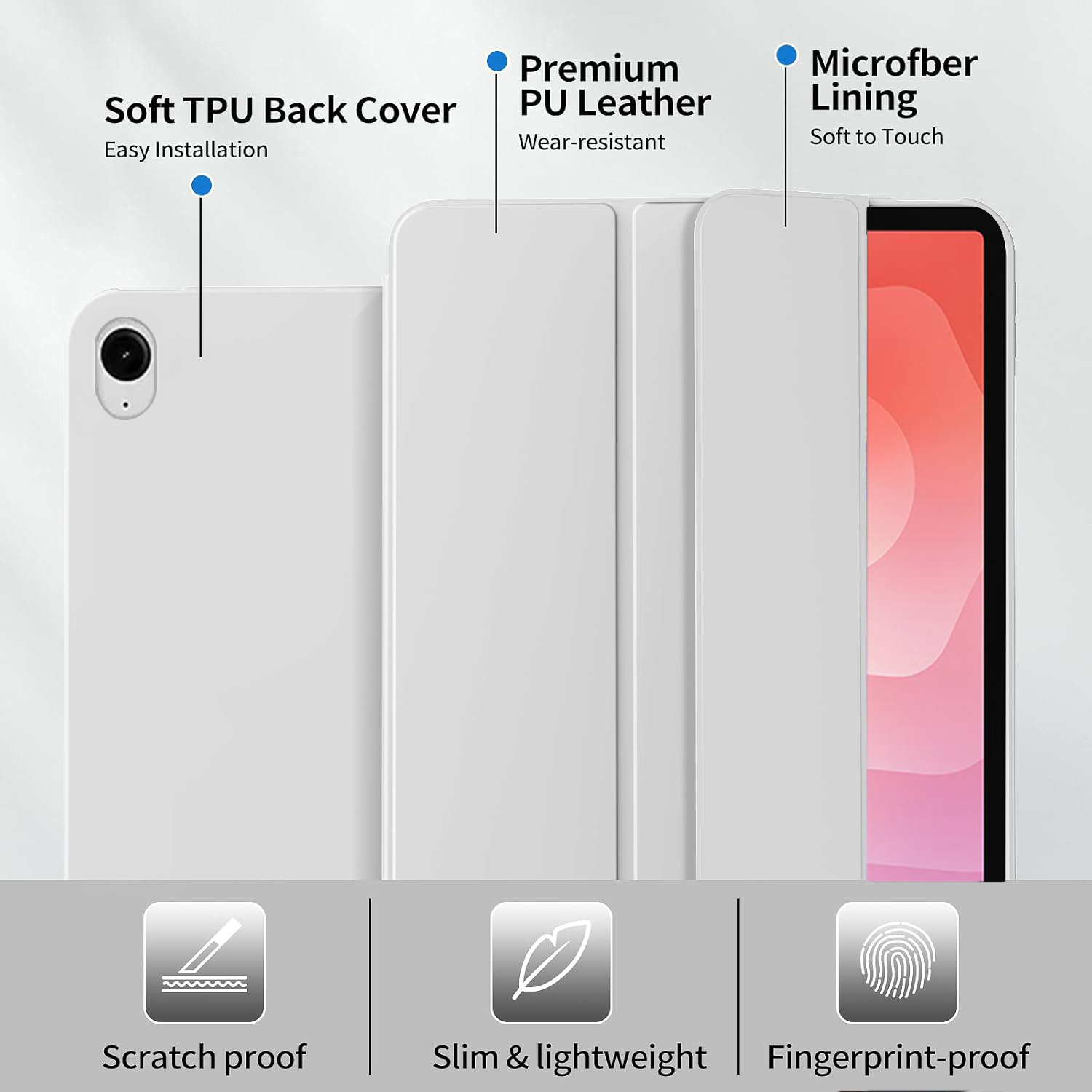 Tri-fold Flip Case For Samsung - Sticky Note Cube reseña y precio