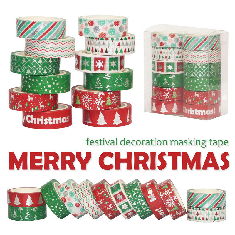 60 Meter Christmas Washi Tapes - Washi Tape Set reseña y precio