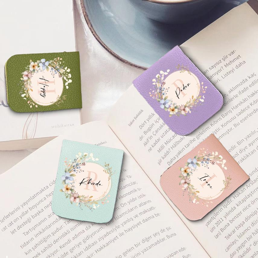 1pc Name Bookmark with Mirror  - Bookmark Magnetic Clip reseña y precio