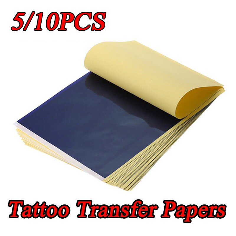 5/10PCS A4 Tattoo Transfer Pap - Carbon Copy Book reseña y precio