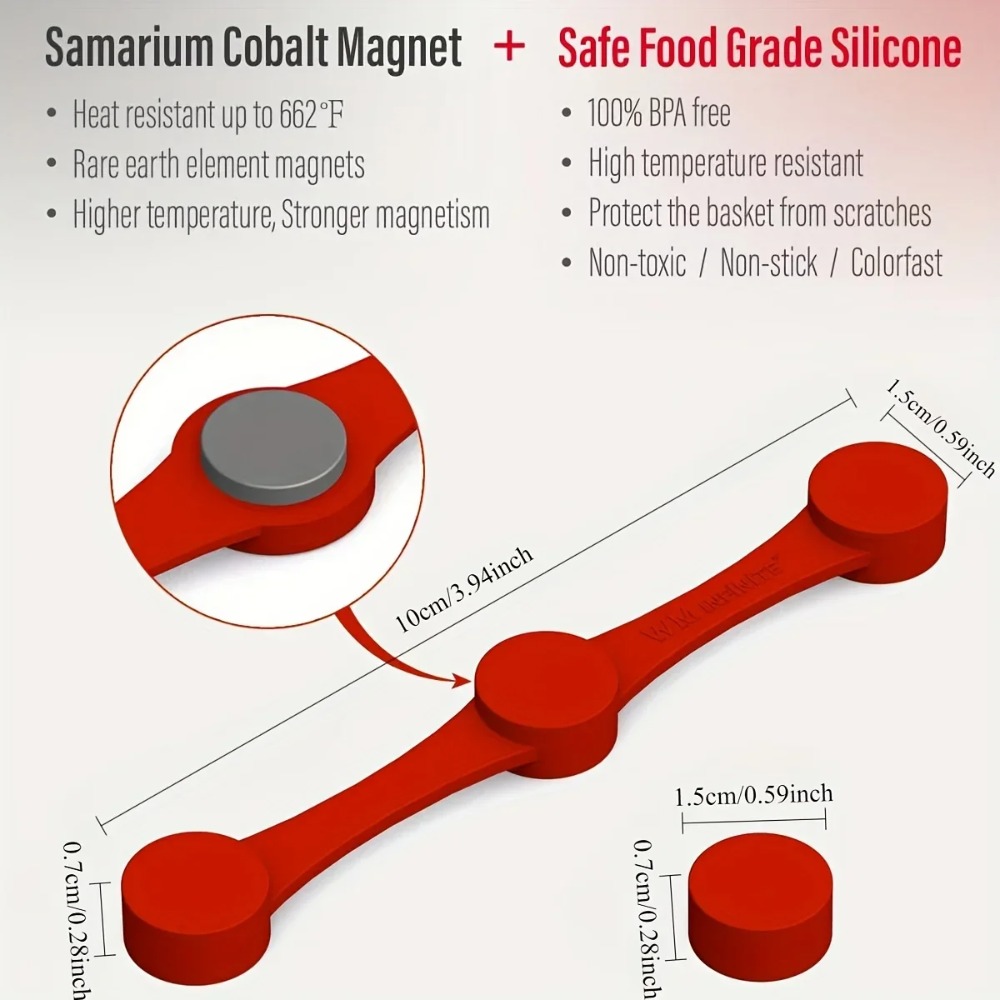Air Fryer Magnet Silicone Buck - Paperclip Magnetic Set reseña y precio
