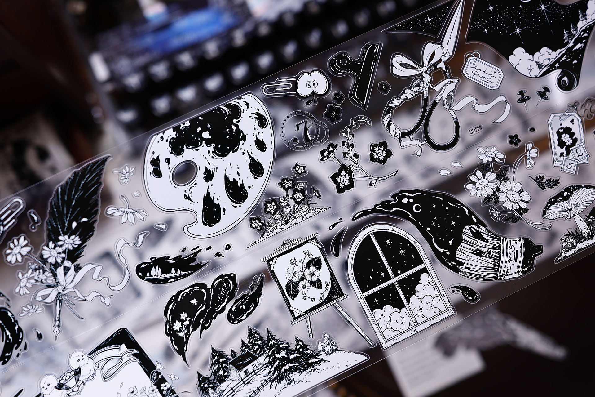 XiaoBaiJia Studio Vintage Blac - Washi Tape Set reseña y precio