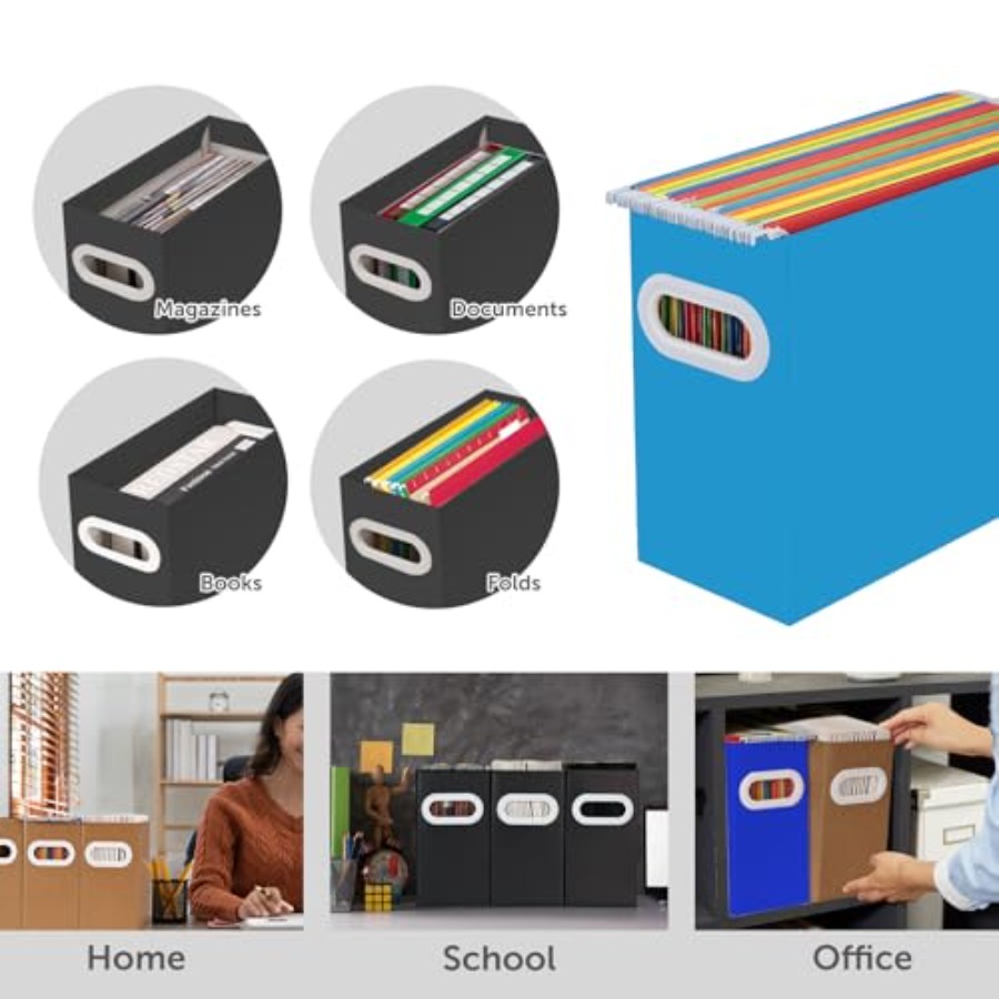 Hanging File Organizer, Cardbo - File Folder Hanging reseña y precio