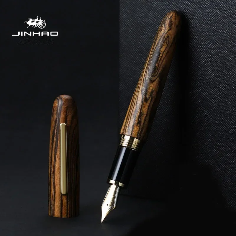 Jinhao 9056 Natural Wood Handm - Office Stationery Supply Business reseña y precio