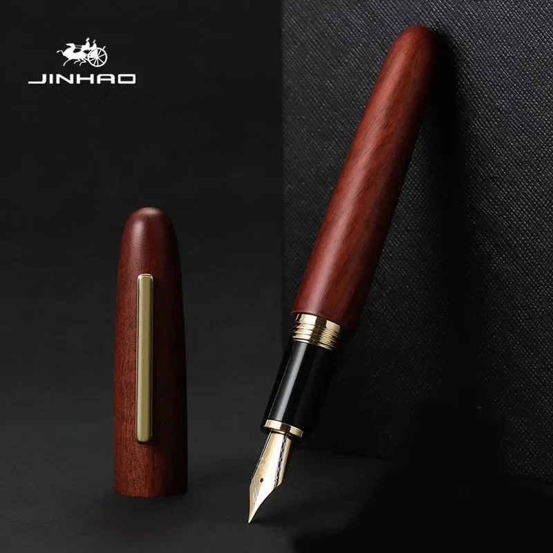 Jinhao 9056 Natural Wood Handm - Office Stationery Supply Business reseña y precio