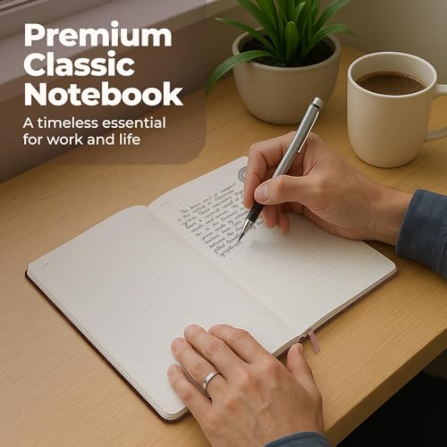 Lined Leather Bound Journal No - Journal Leather Hardcover reseña y precio