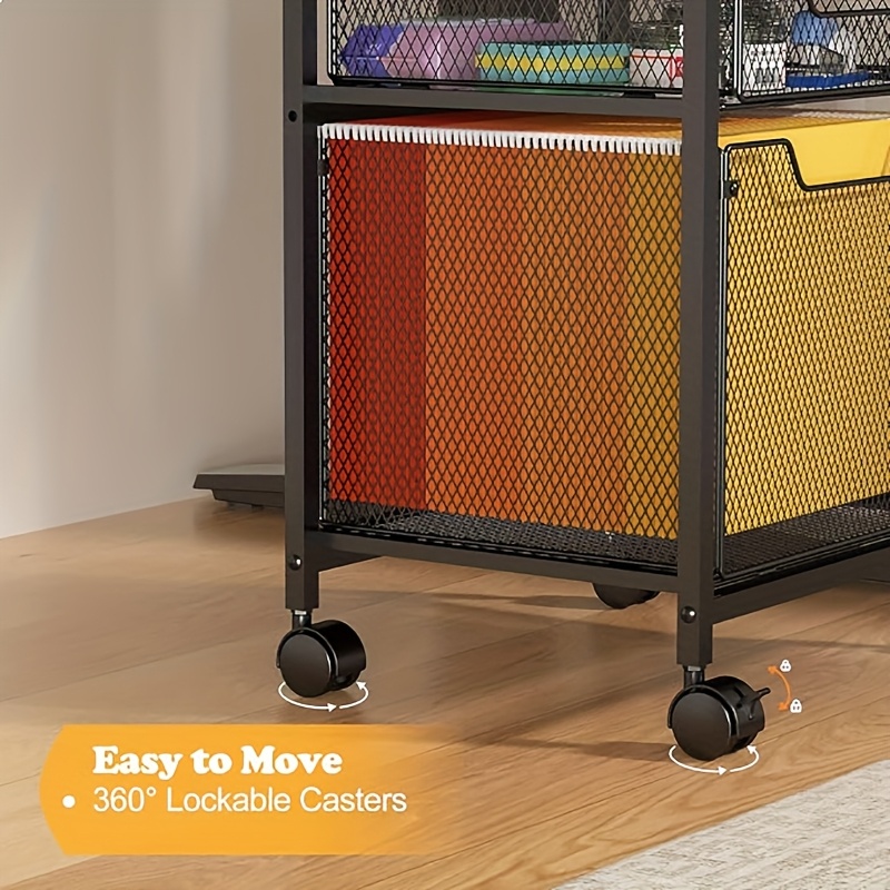 Rolling file cabinet cart, pri - File Folder Hanging reseña y precio