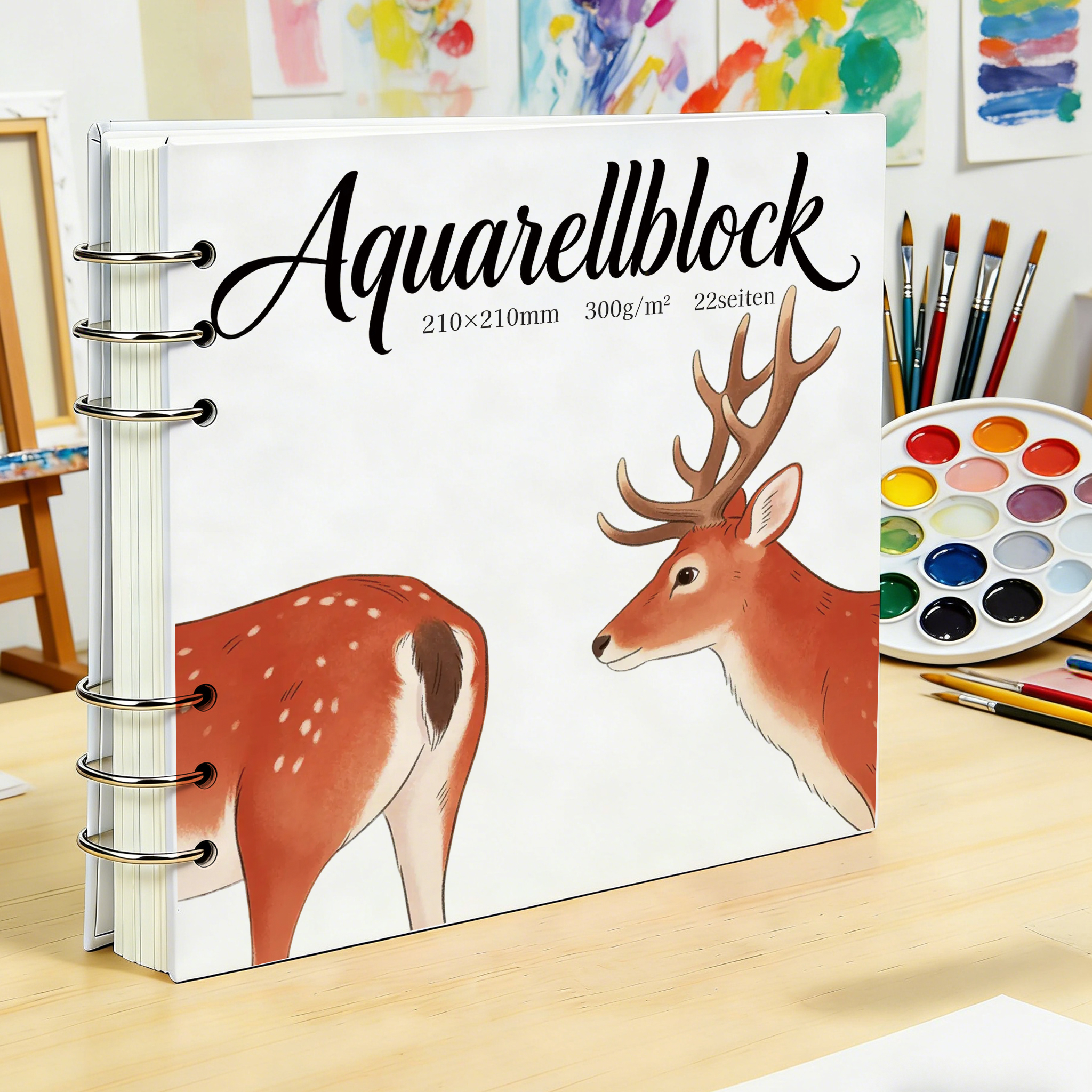 210x210mm 300GSM Heavy Rough T - Art Sketchbook Ring reseña y precio