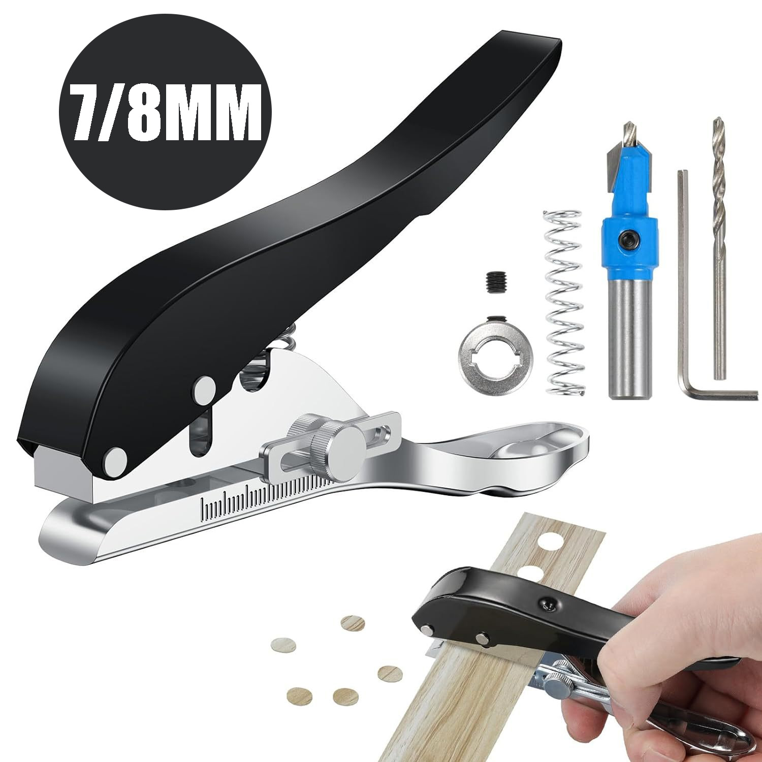 Hole Punch 3/8 Inch-8/10mm Sin - Paper Punch 3 Hole reseña y precio