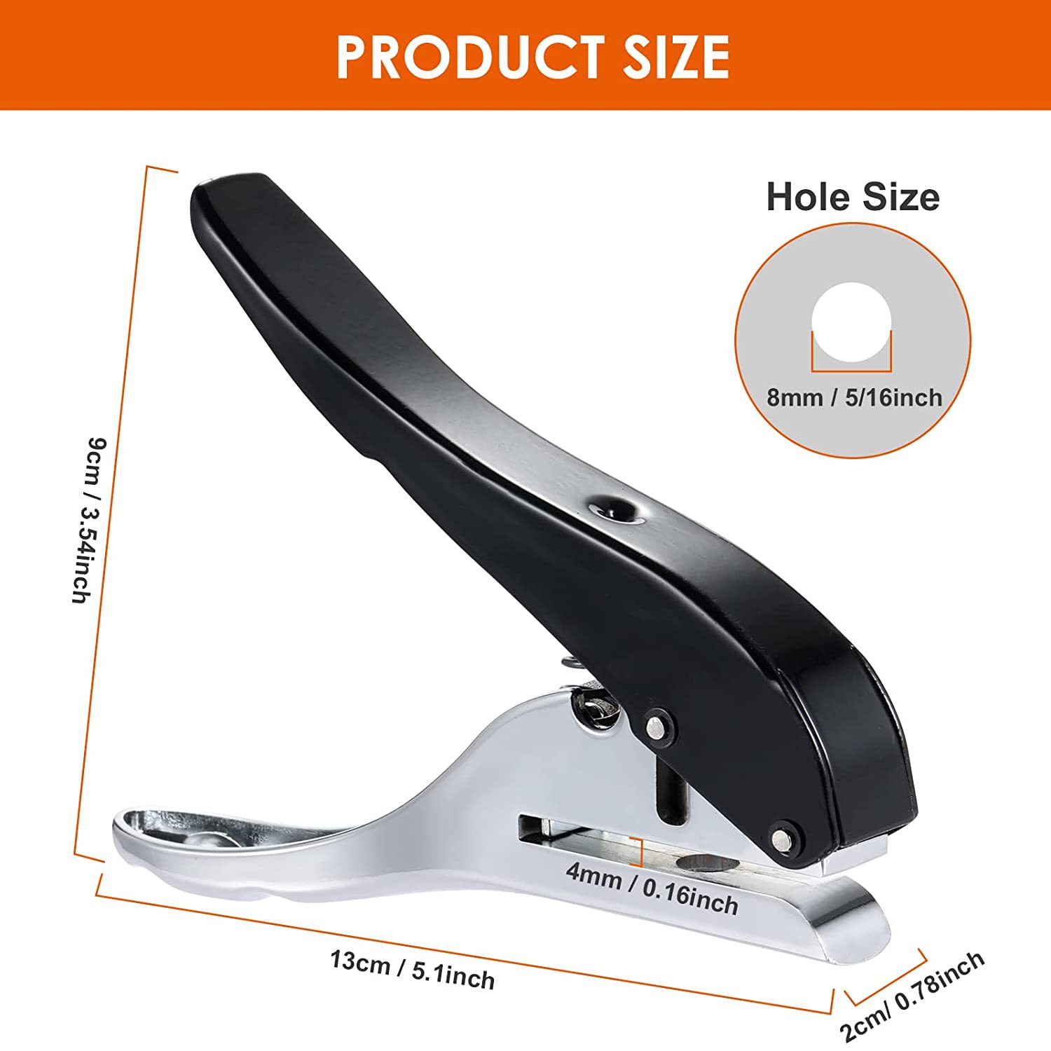 Hole Punch 3/8 Inch-8/10mm Sin - Paper Punch 3 Hole reseña y precio