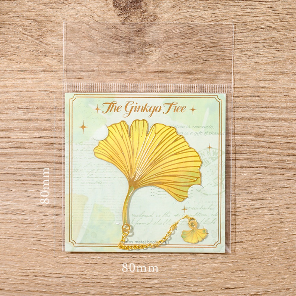 Metal Leaves Bronzing Bookmark - Stationery And Office Supply Chain reseña y precio