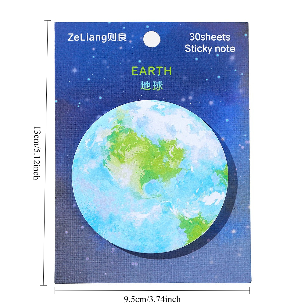Moon Earth Sticky Notes Cute F - Sticky Note Cube reseña y precio