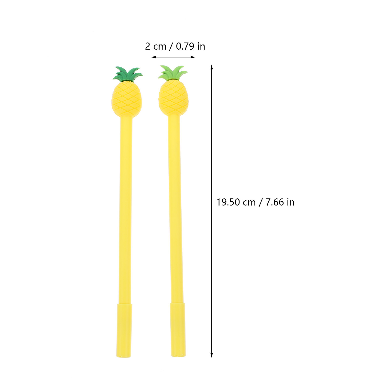 12Pcs Pineapple Gel Pens Cute  - Ideal Stationery & Office Supply reseña y precio