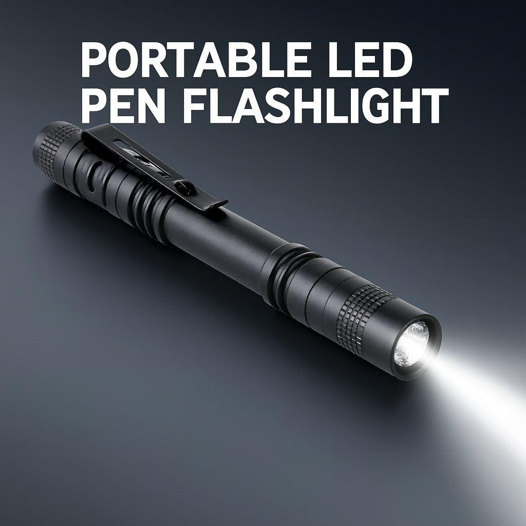 Portable Mini LED Pen Flashlig - Stationery Supply reseña y precio