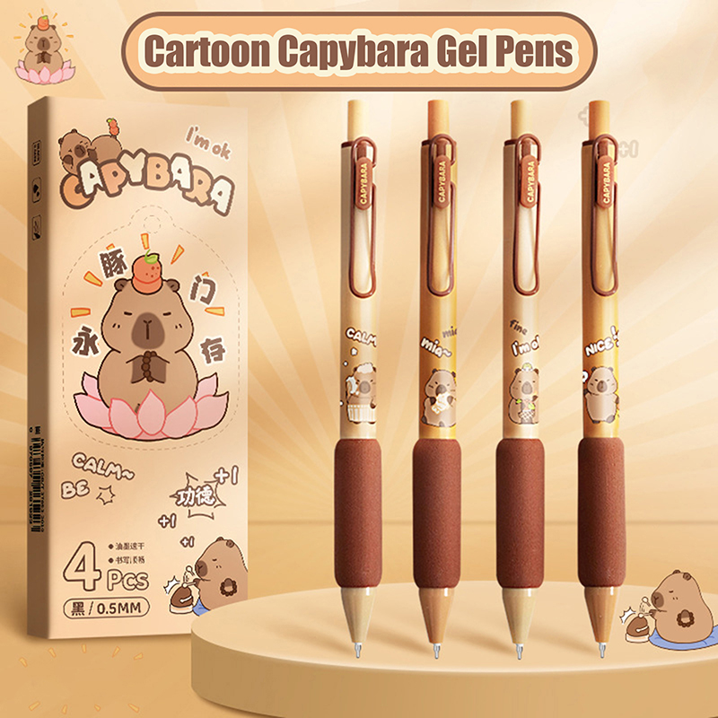 [H]4Pcs Kawaii Gel Pens Cute C - Stationery Supplier reseña y precio