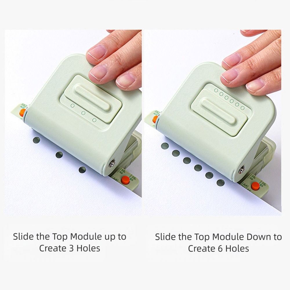 Multi-functional 3/6Holes Loos - Paper Punch 3 Hole reseña y precio