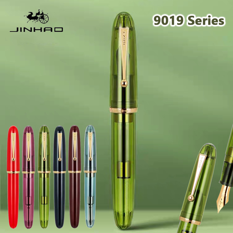 Jinhao 9019 Fountain Pen Trans - Office Stationery Supply Business reseña y precio