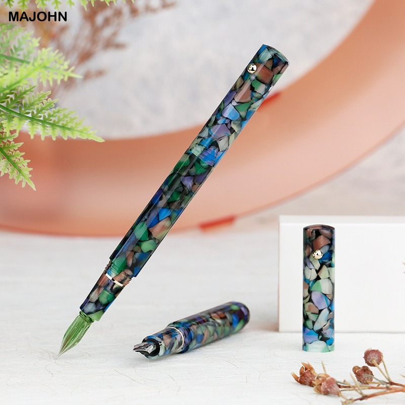 MAJOHN N8 Resin Glass Dip Pen  - Office Stationery Supply Business reseña y precio