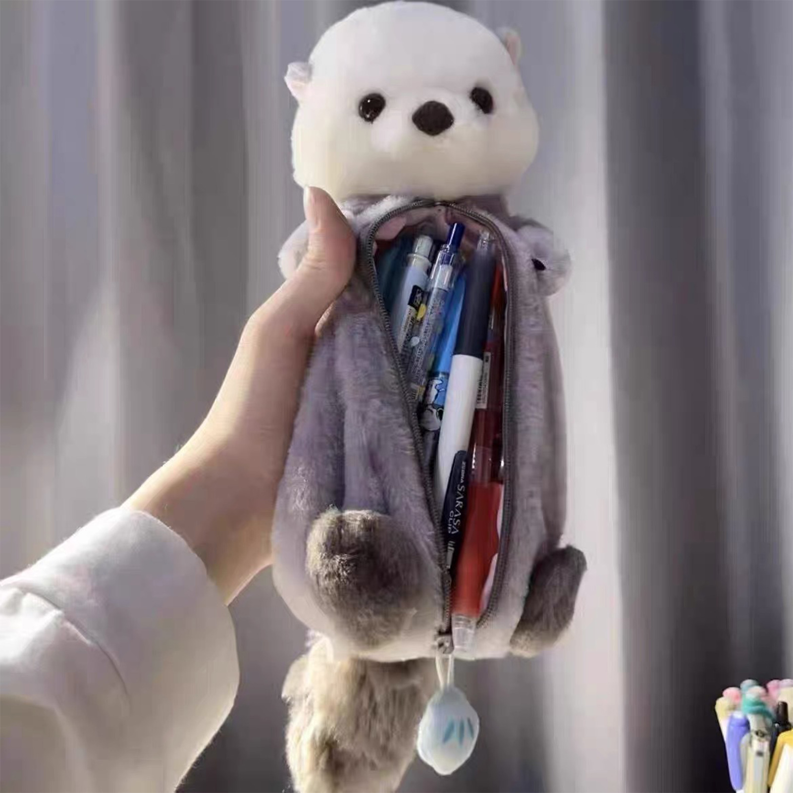 Creative Plush Toy Pencil Case - Stationery Supplier reseña y precio