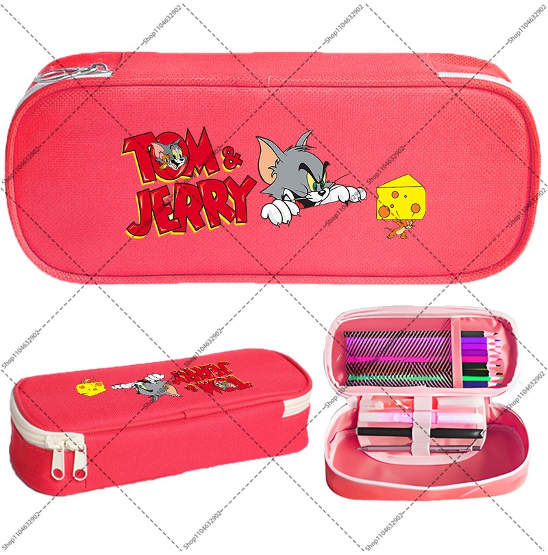 Tom and Jerry Cute Pencil Case - Pencil Case Large reseña y precio