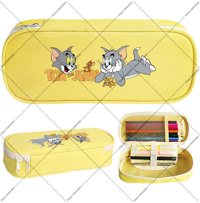 Tom and Jerry Cute Pencil Case - Pencil Case Large reseña y precio