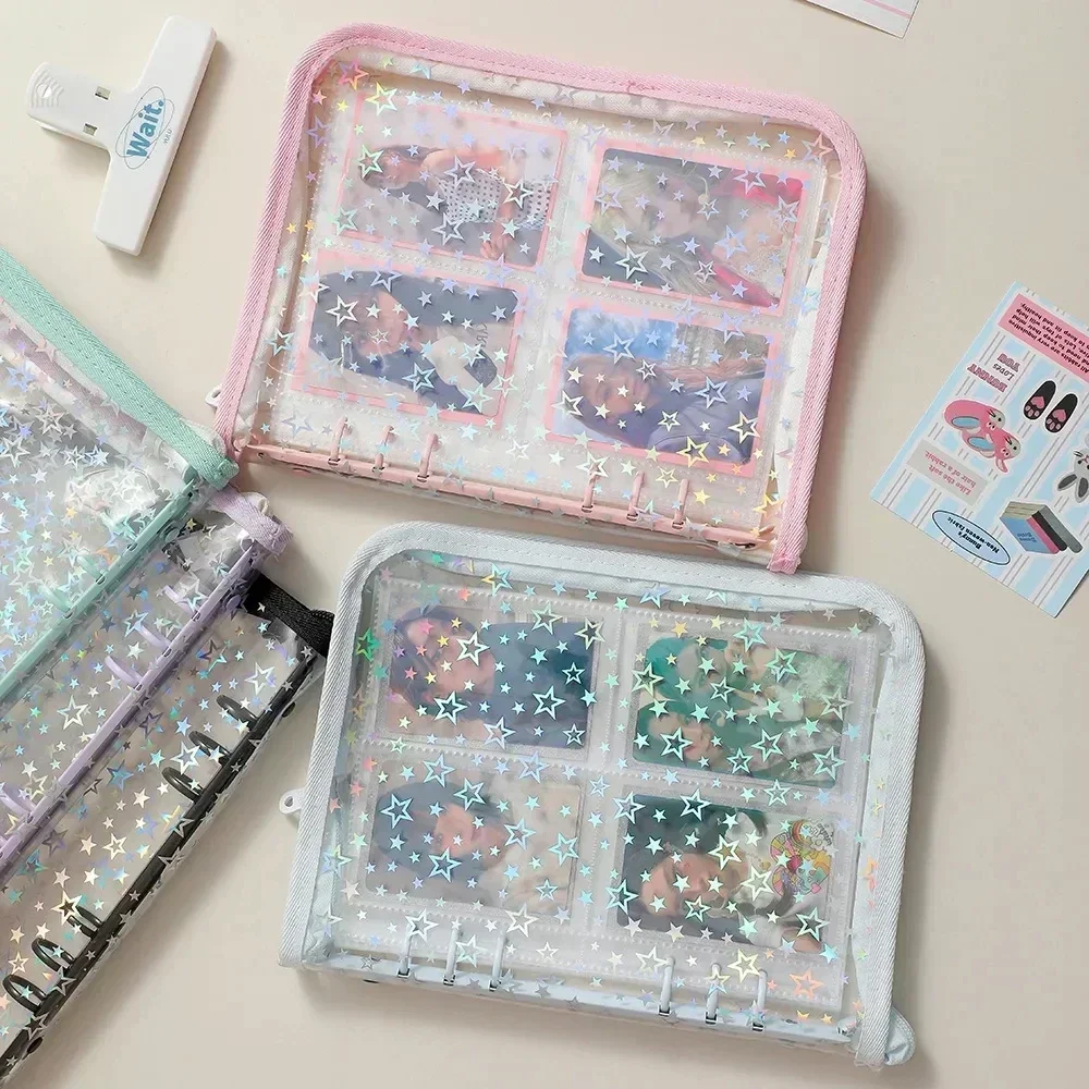 A5 Laser Star Zipper Binder Co - Binding Comb Plastic reseña y precio