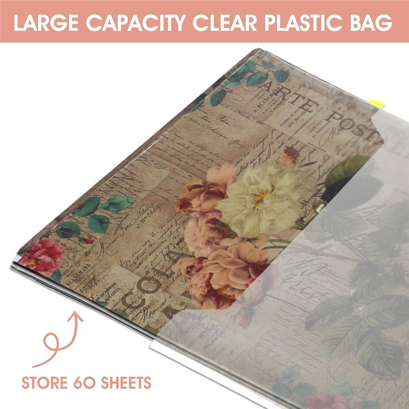 Scrapbook Paper Organizer 60 P - Cardstock Paper Pack reseña y precio