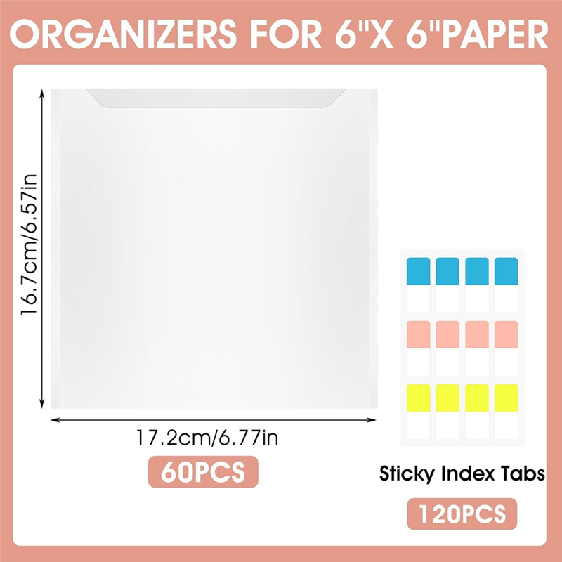 Scrapbook Paper Organizer 60 P - Cardstock Paper Pack reseña y precio