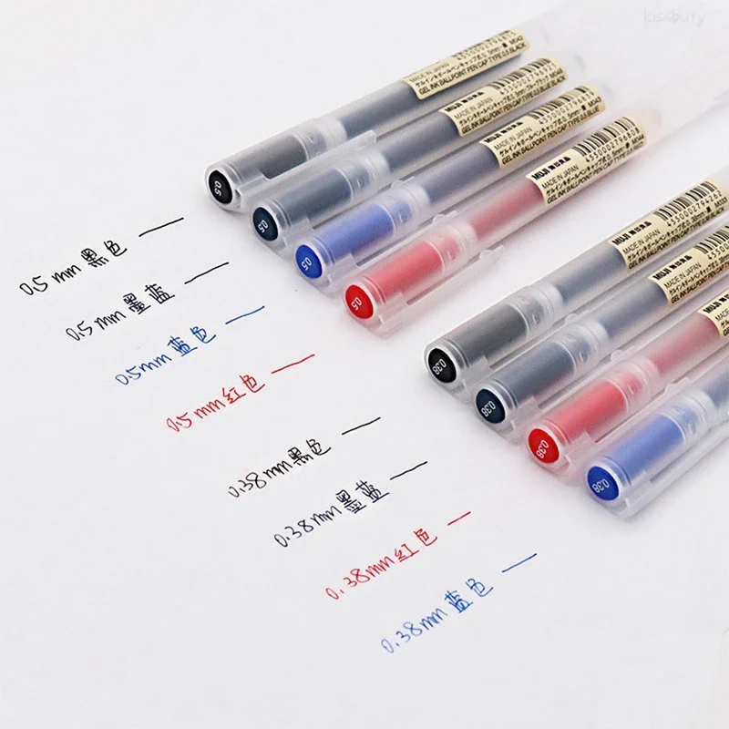 10-30Pcs/Set 0.38/0.5mm Gel pe - Office Stationery Supply Business reseña y precio