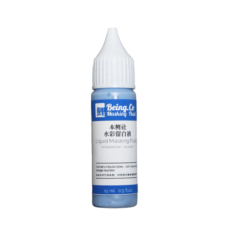 White/Blue Watercolor Masking  - Correction Fluid White reseña y precio