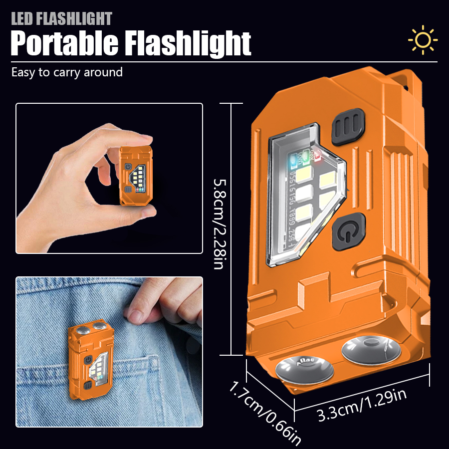 Mini Keychain EDC Flashlight R - Stationery Supply reseña y precio