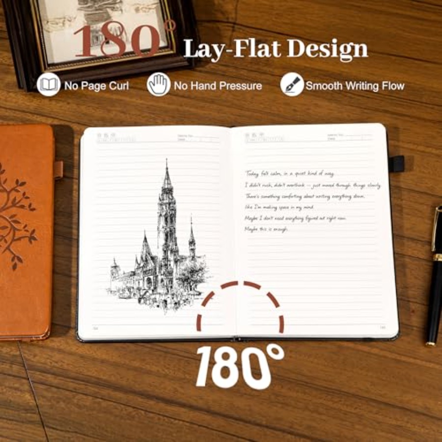 Leather Bound Journal for Men  - Journal Leather Hardcover reseña y precio