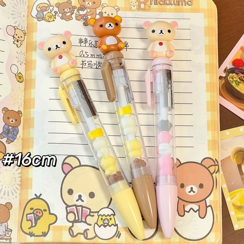 Rilakkuma Beaded Gel Pen Carto - Stationery Supply reseña y precio