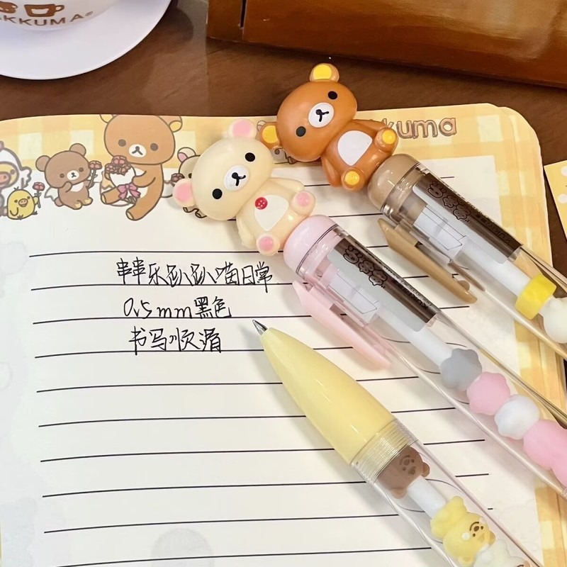 Rilakkuma Beaded Gel Pen Carto - Stationery Supply reseña y precio