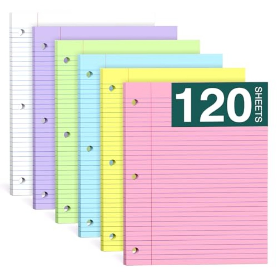 Note Pads 8 X 10.5 Loose Leaf  - Paper Punch 3 Hole reseña y precio