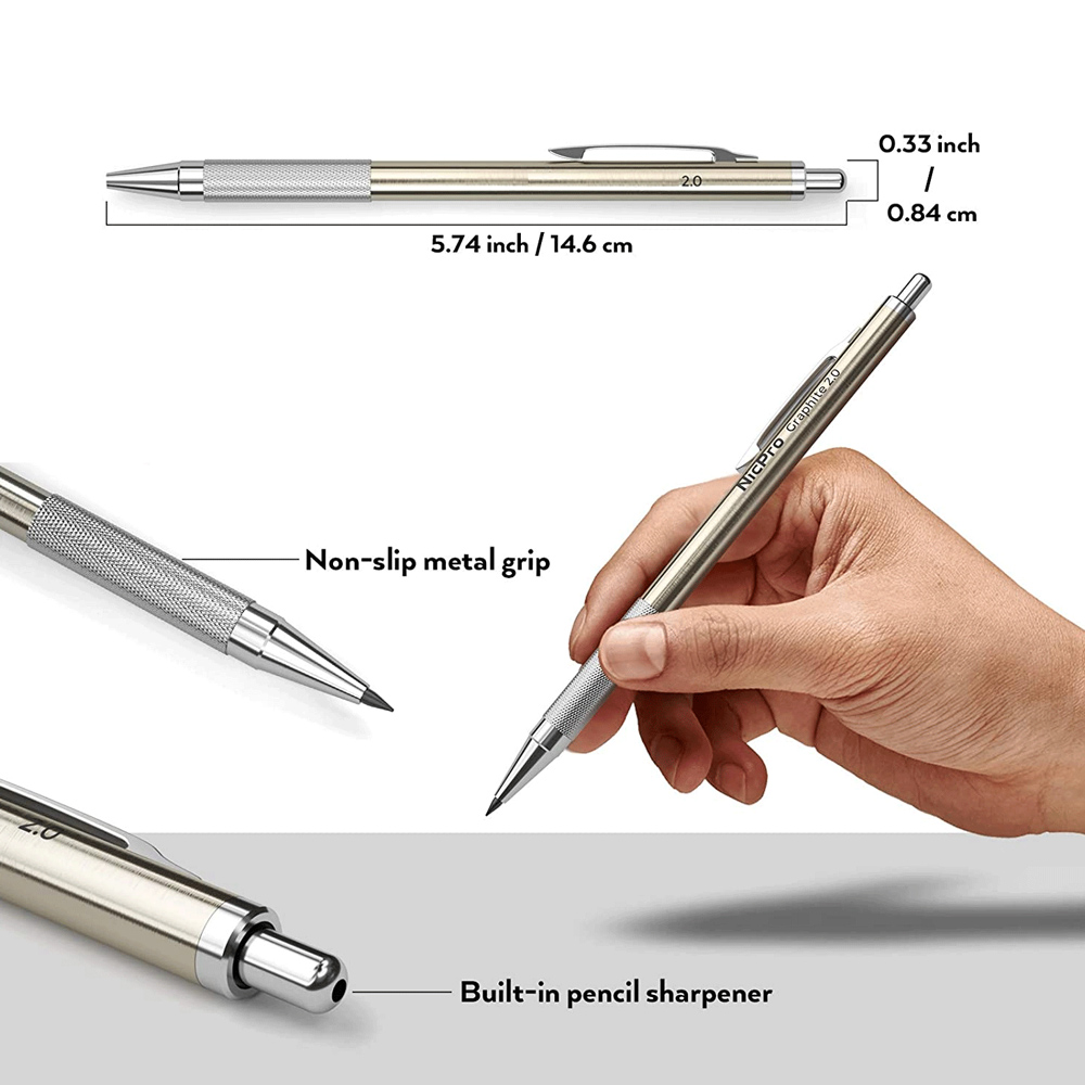 2.0mm 2B Mechanical Pencils Au - Ideal Stationery & Office Supply reseña y precio