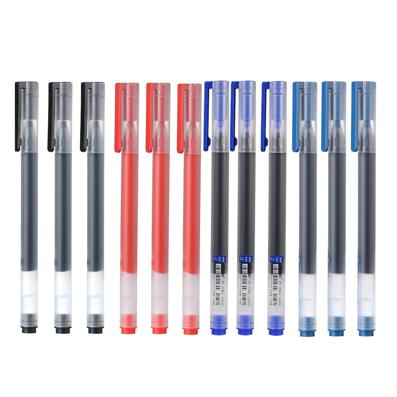 12/6Pc/Lot Gel Pen 0.5MM Ink S - Office Stationery Supply Business reseña y precio