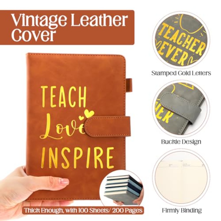 Pcs Teacher Appreciation Gifts - Journal Leather Hardcover reseña y precio