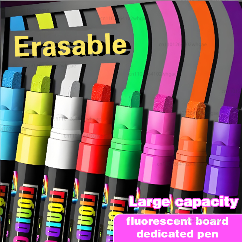 8Color 8mm Liquid Chalk Erasab - Correction Fluid White reseña y precio
