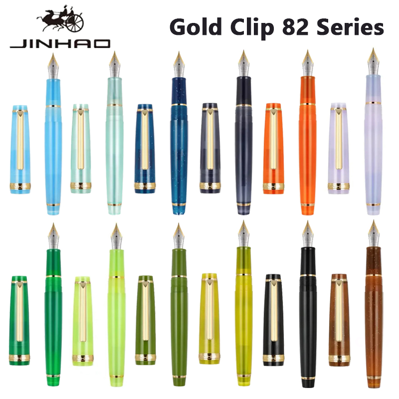 Jinhao 82 Fountain Pen Golden  - Office Stationery Supply Business reseña y precio