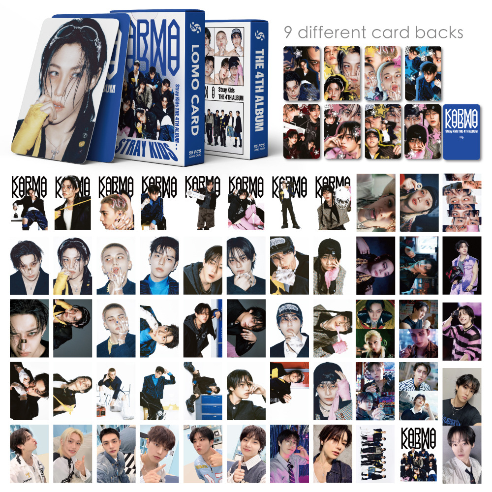 55PCS KPOP new Stray Kids Albu - Cardstock Paper Pack reseña y precio