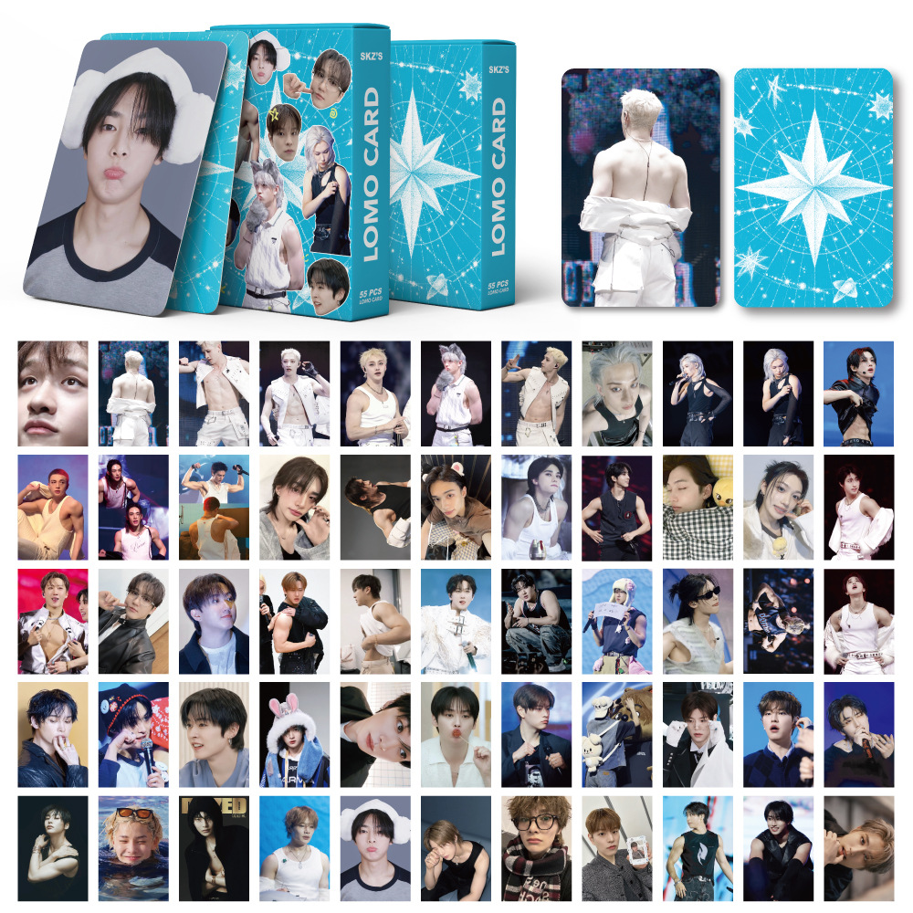 55PCS KPOP new Stray Kids Albu - Cardstock Paper Pack reseña y precio