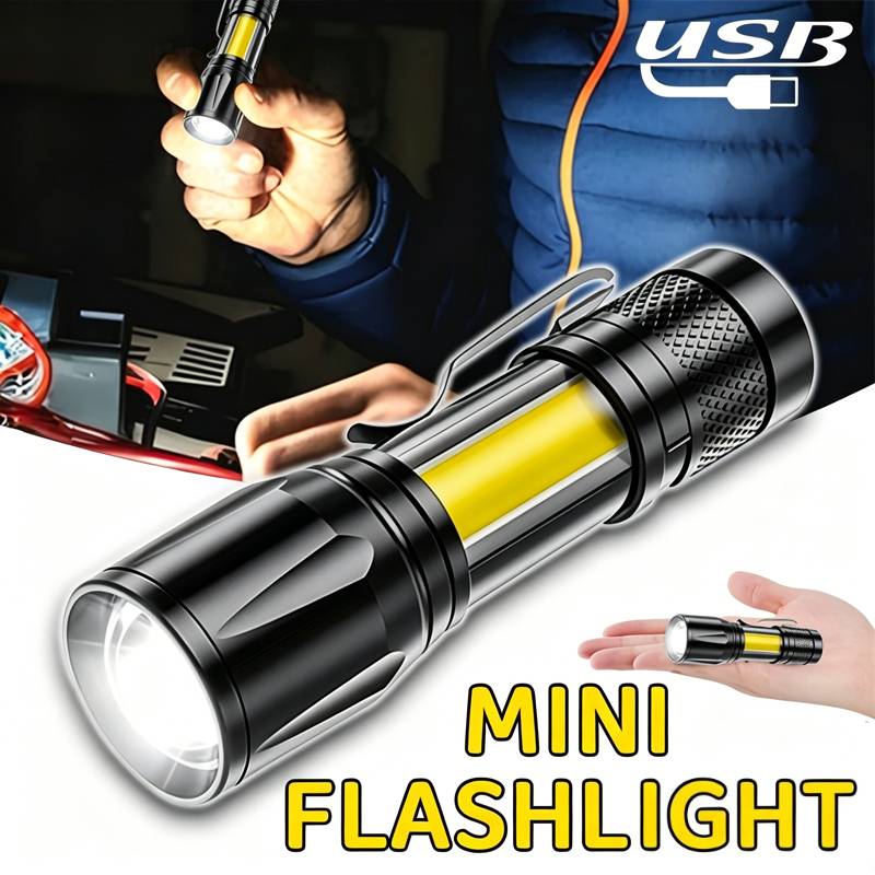Mini LED Flashlight COB Floodl - Stationery Supply reseña y precio