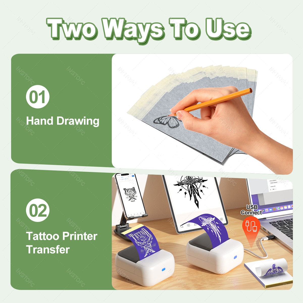 Mini Tattoo Paper Carbon 53mm  - Carbon Copy Book reseña y precio