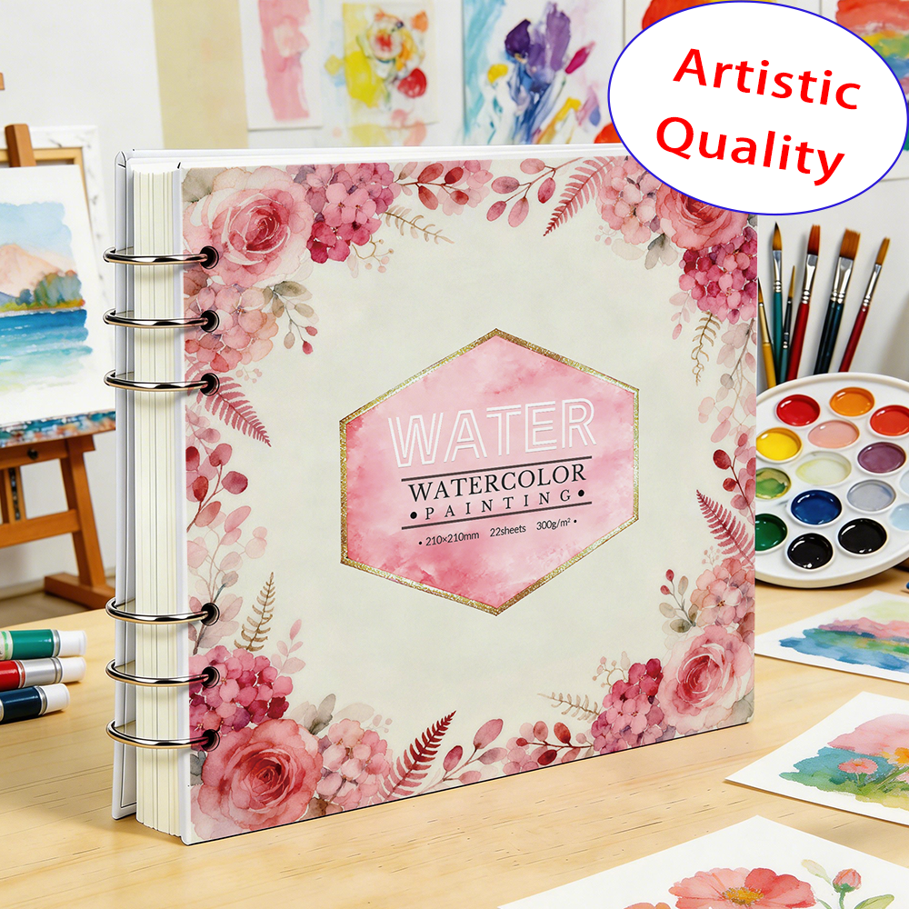 210x210mm 300GSM Watercolor Sk - Art Sketchbook Ring reseña y precio
