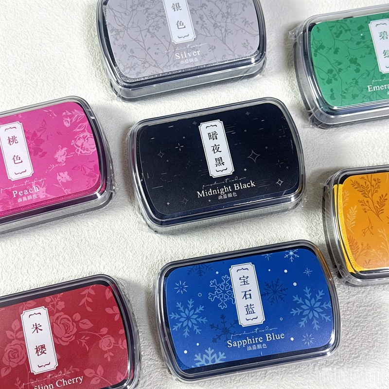 1pc Oil-Based Ink Pad, Colorfu - Self Inking Stamp reseña y precio